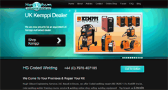 Desktop Screenshot of hgcodedwelding.com